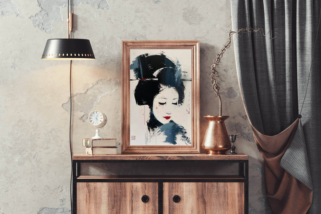 Japanese Geisha Wall Art - beink online art store