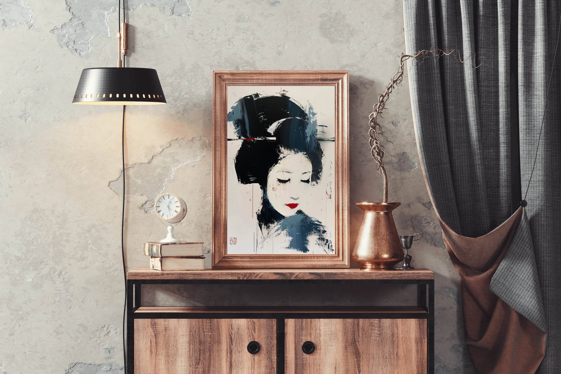 Japanese Geisha Wall Art - beink online art store