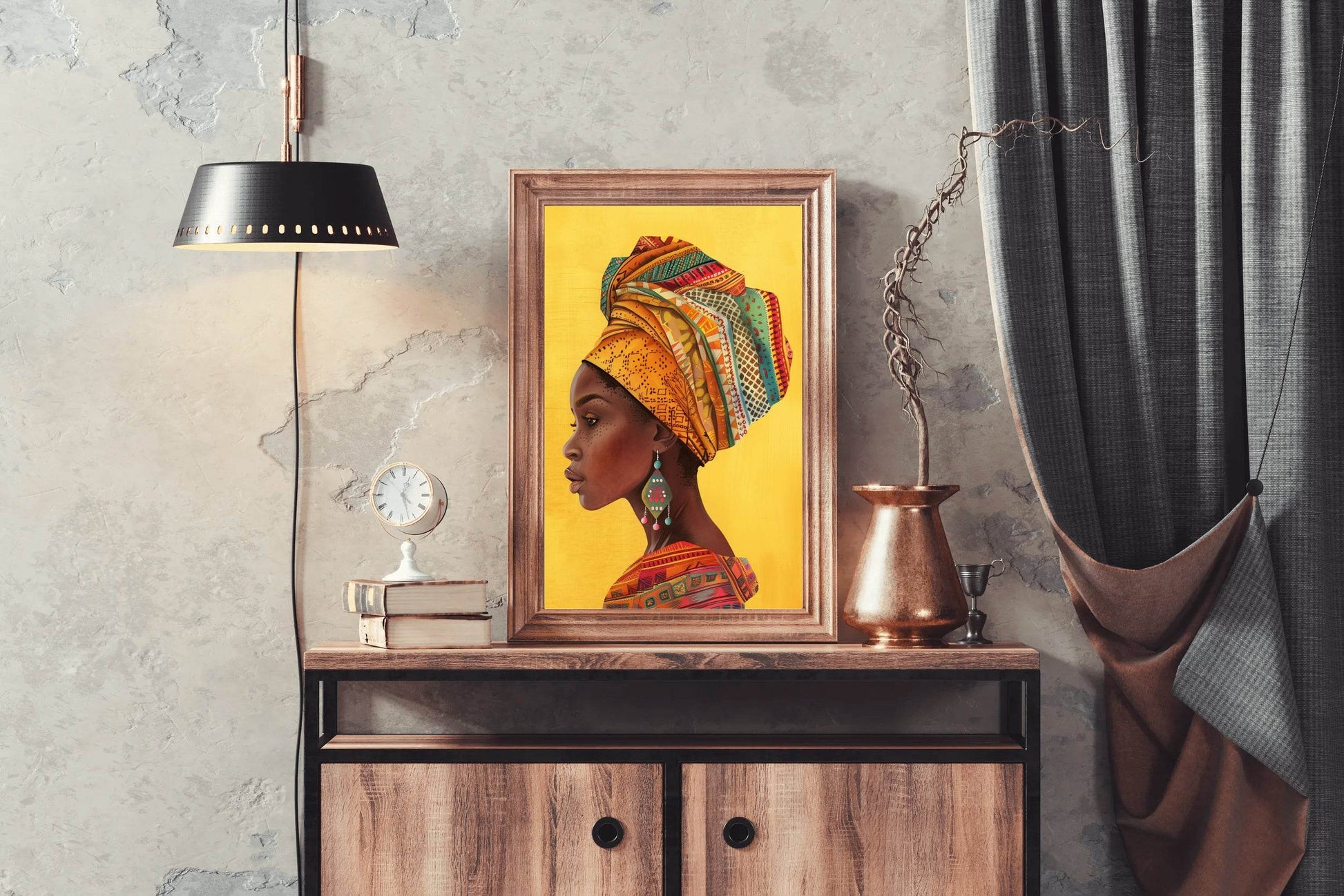 African Beauty Faces Wall Art - beink online art store