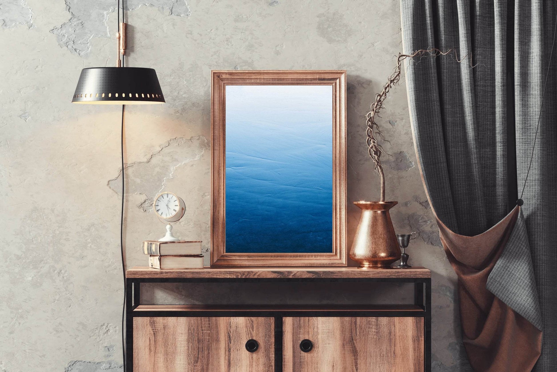 Evening Sea View Abstract Wall Art - beink online art store