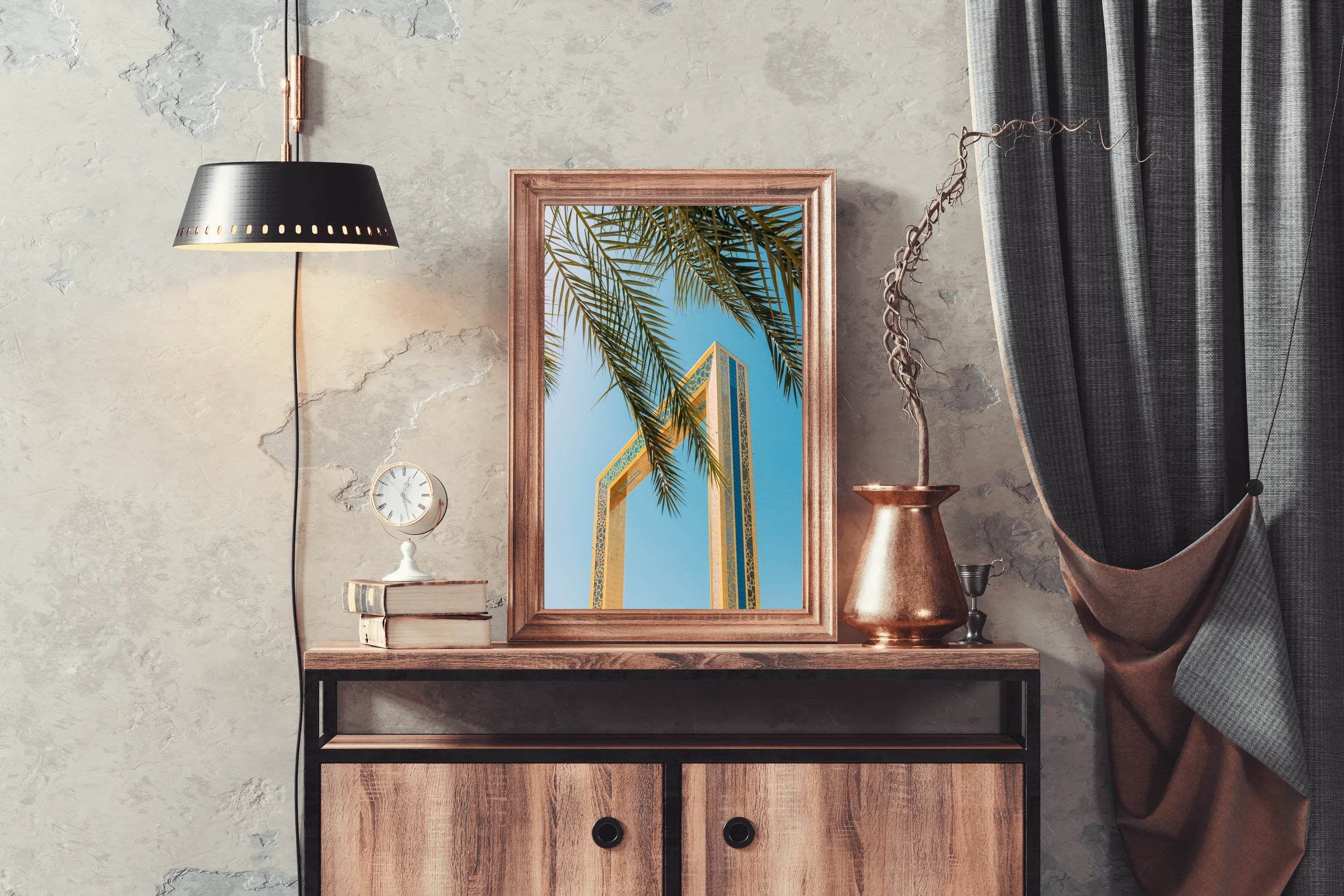 The Frame and a Palm Wall Art - beink online art store