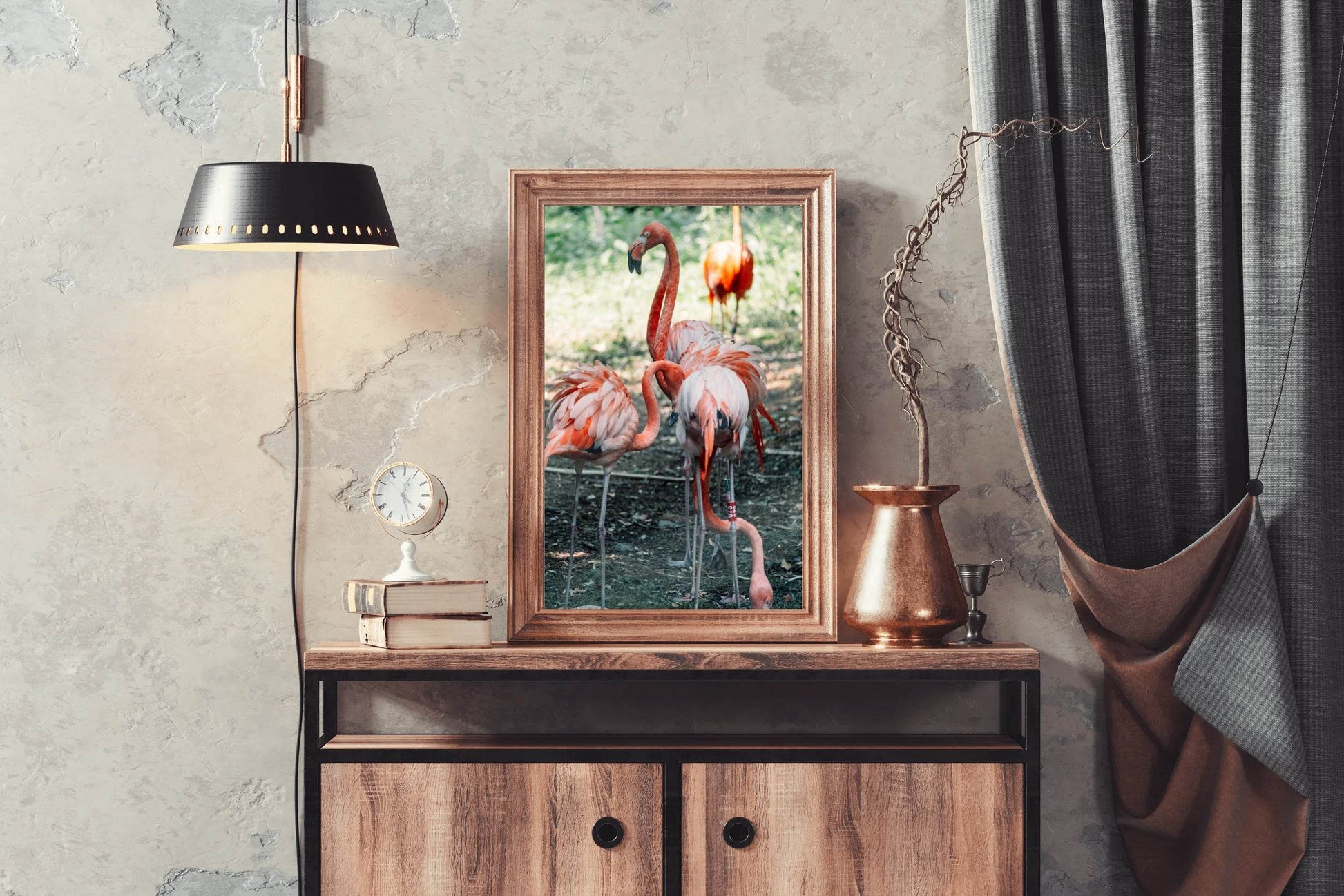 American Flamingo Animal Wall Art - beink online art store