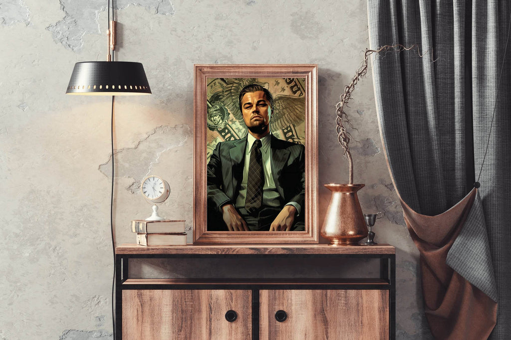 Leonardo DiCaprio Rich Look Wall Art - beink online art store