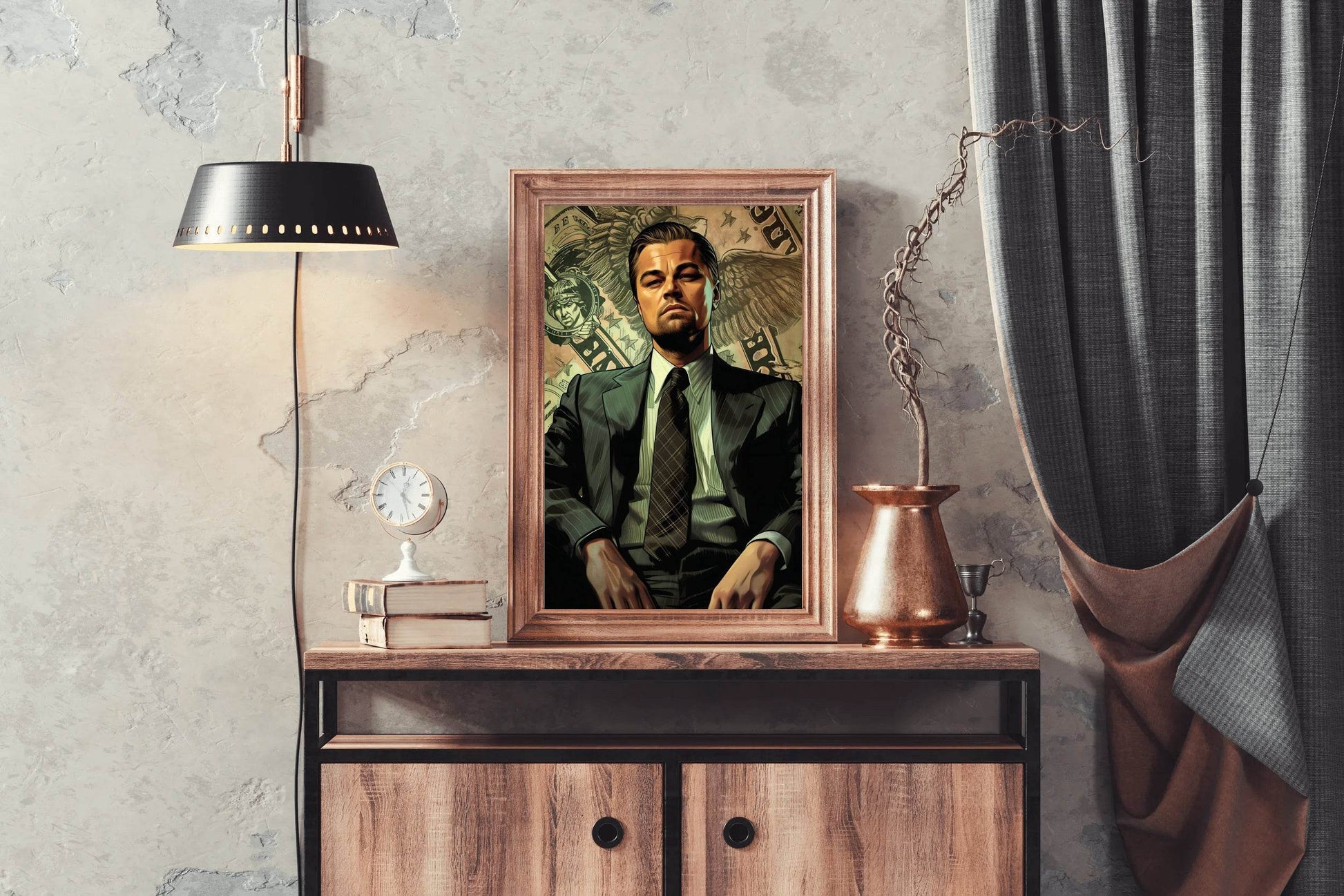 Leonardo DiCaprio Rich Look Wall Art - beink online art store