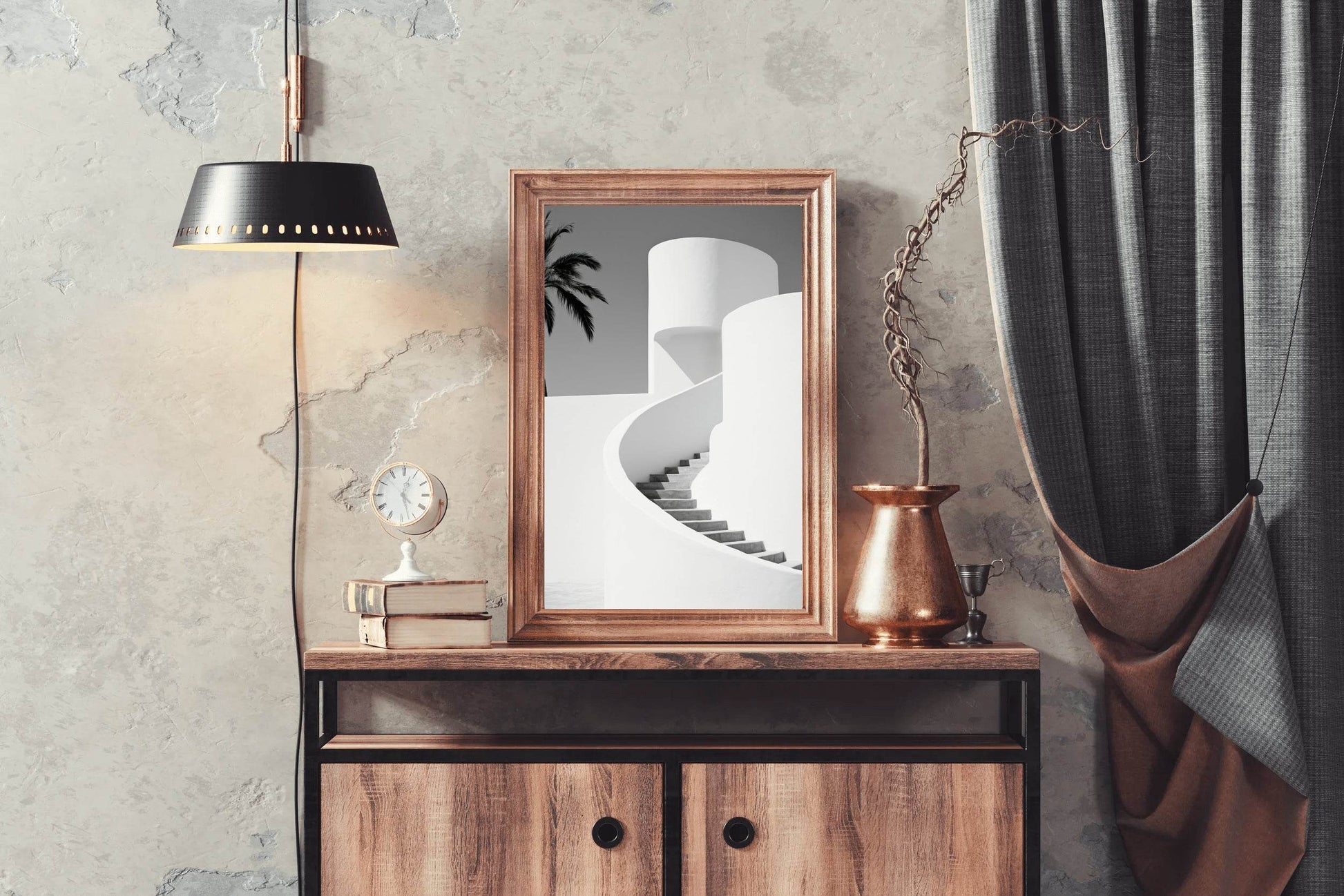 Concrete Walls White Wall Art - beink online art store