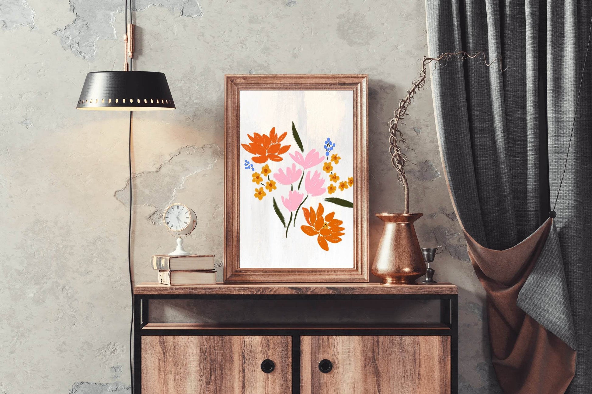 Spring Flowers Wall Art - beink online art store