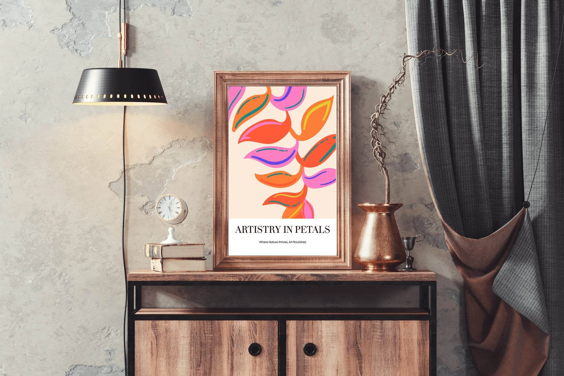 Tropical Leaf Painting Wall Art - beink online art store