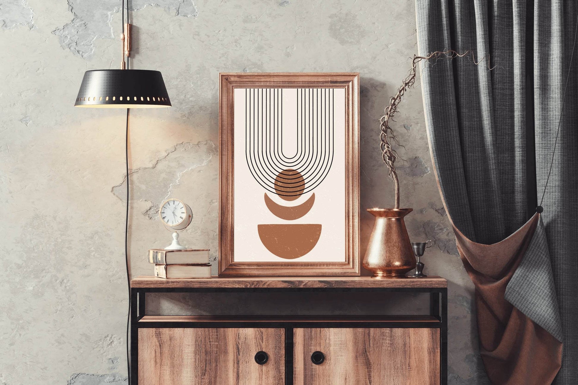 Aesthetics of Geometric Balance Shapes Wall Art - beink online art store
