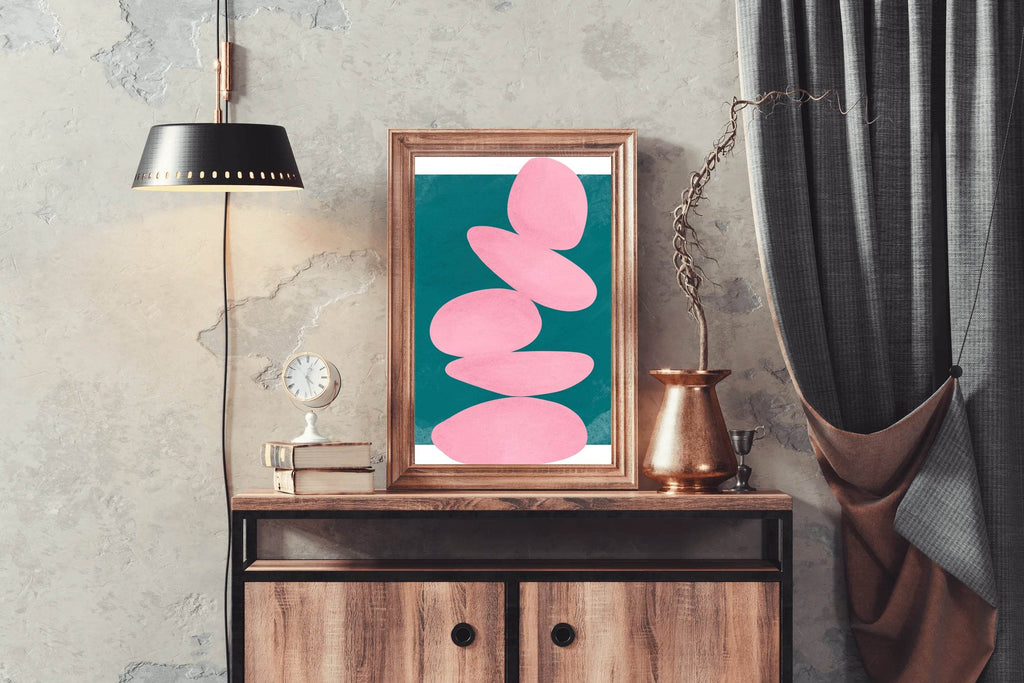 Stone Balance Painting Wall Art - beink online art store