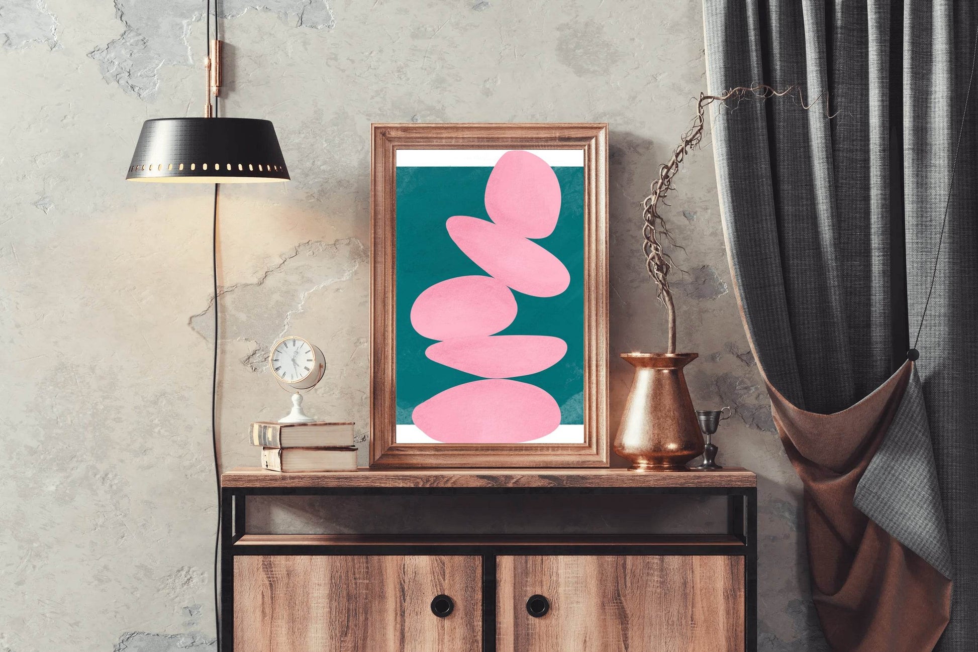 Stone Balance Painting Wall Art - beink online art store