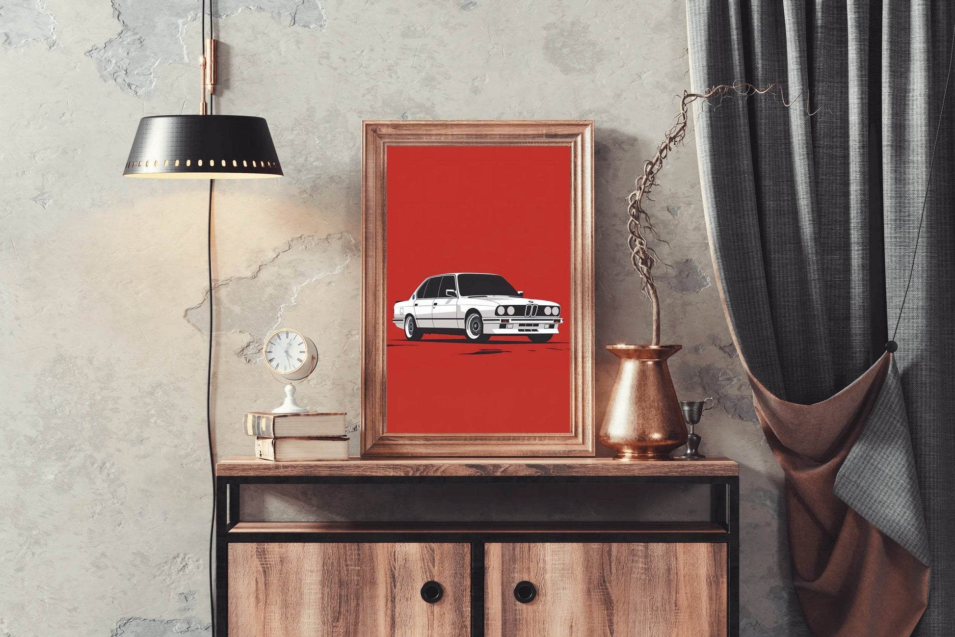 BMW E3 Classic Wall Art - beink online art store