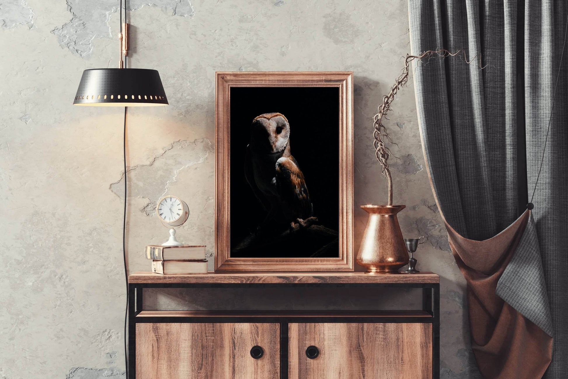 Barn Owl Bird Wall Art - beink online art store