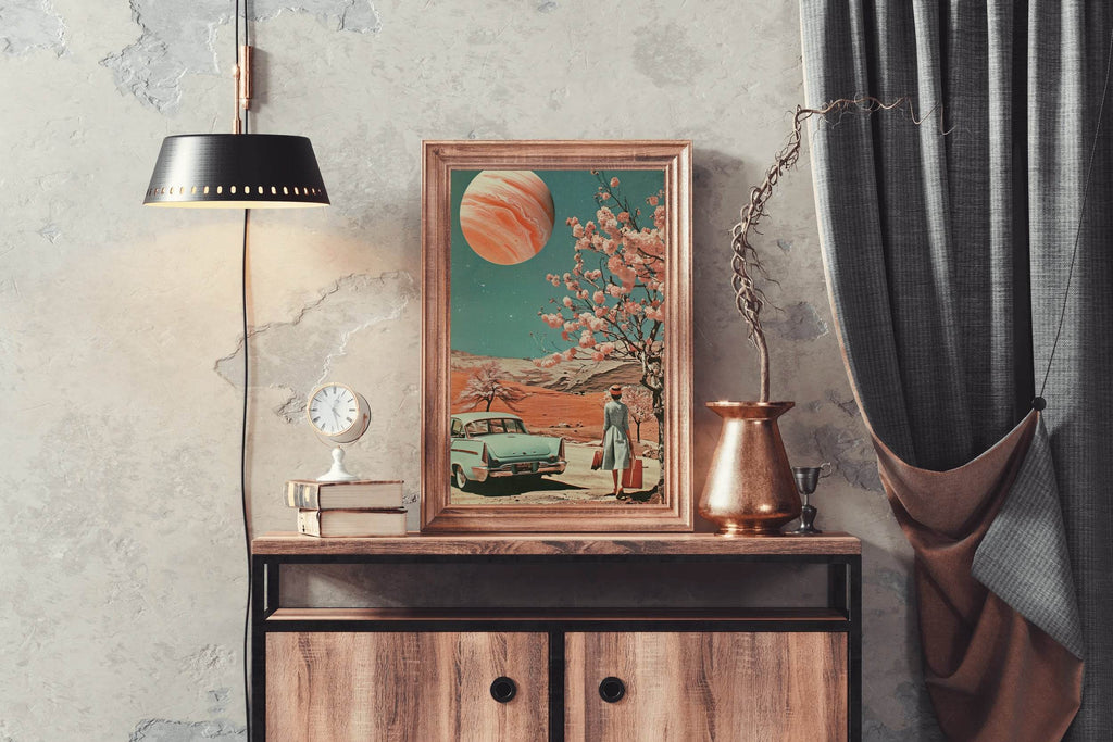 The Classic View of Life in Space Wall Art - beink online art store