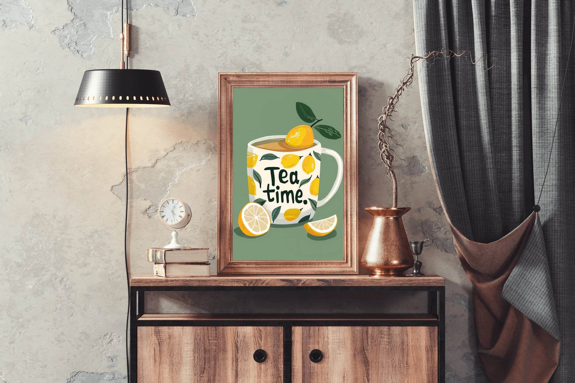 Painting of Tea Cup Wall Art - beink online art store