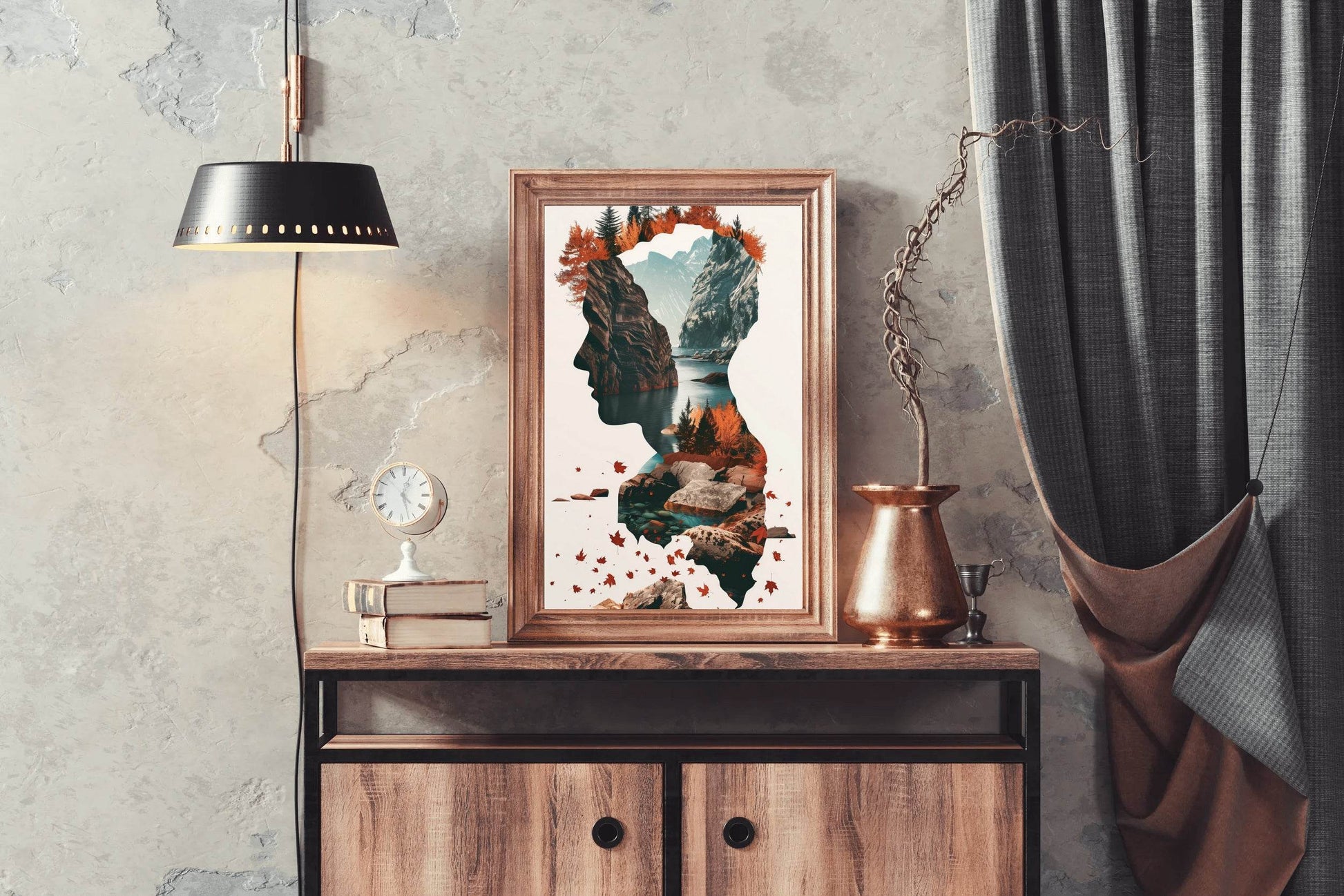 Mountainscape Mind Digital Art - beink online art store
