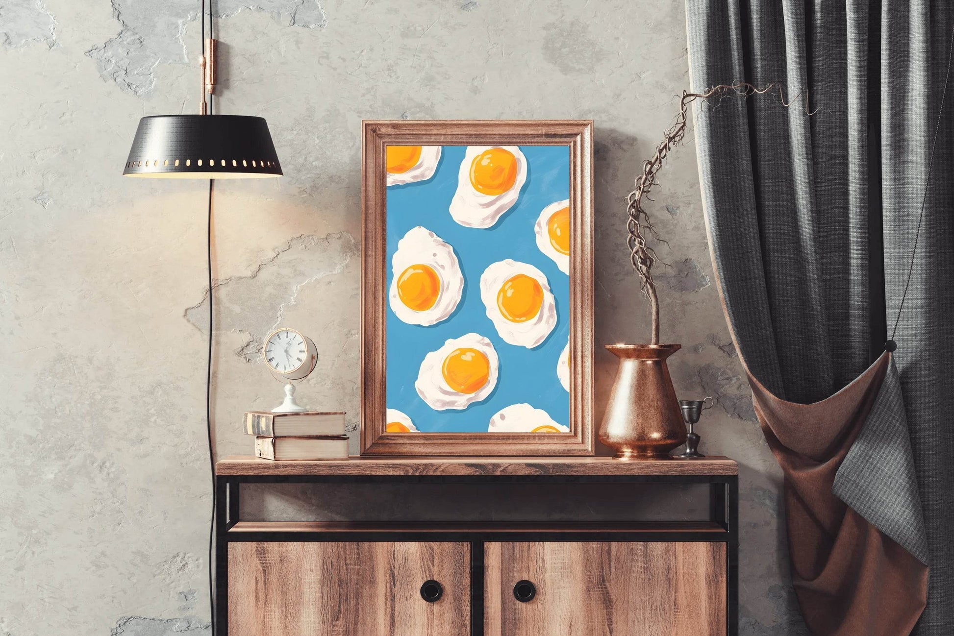 Fried Eggs Painting Digital Art - beink online art store