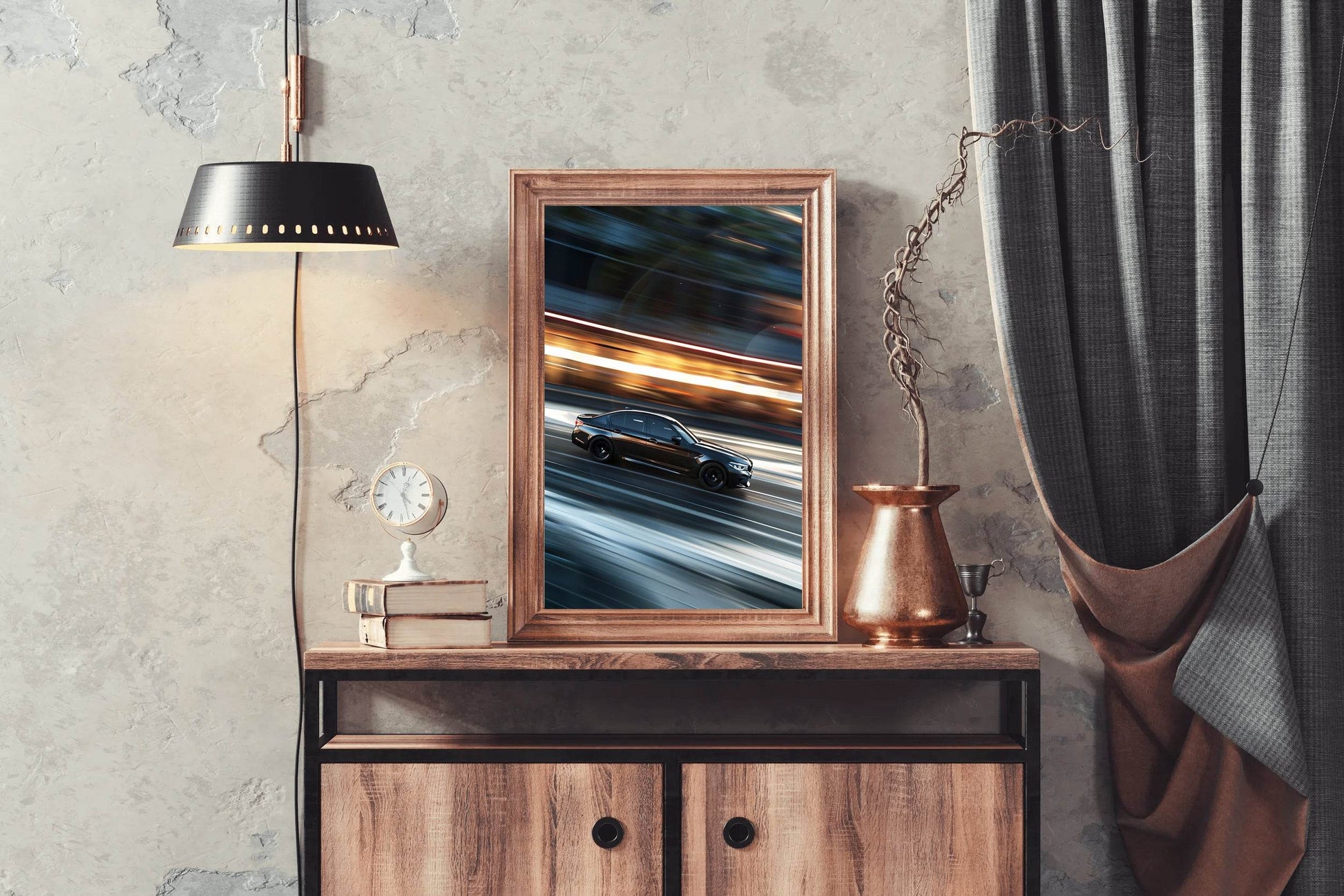 BMW M5 Black Wall Art - beink online art store