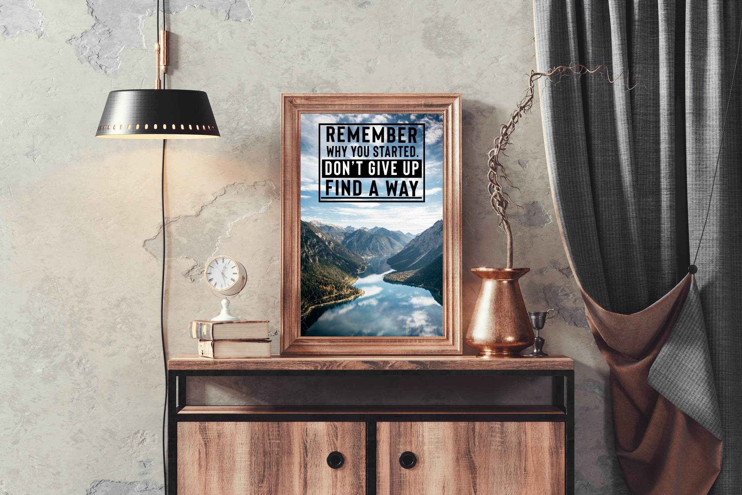 Don't Give Up Motivational Wall Art - beink online art store