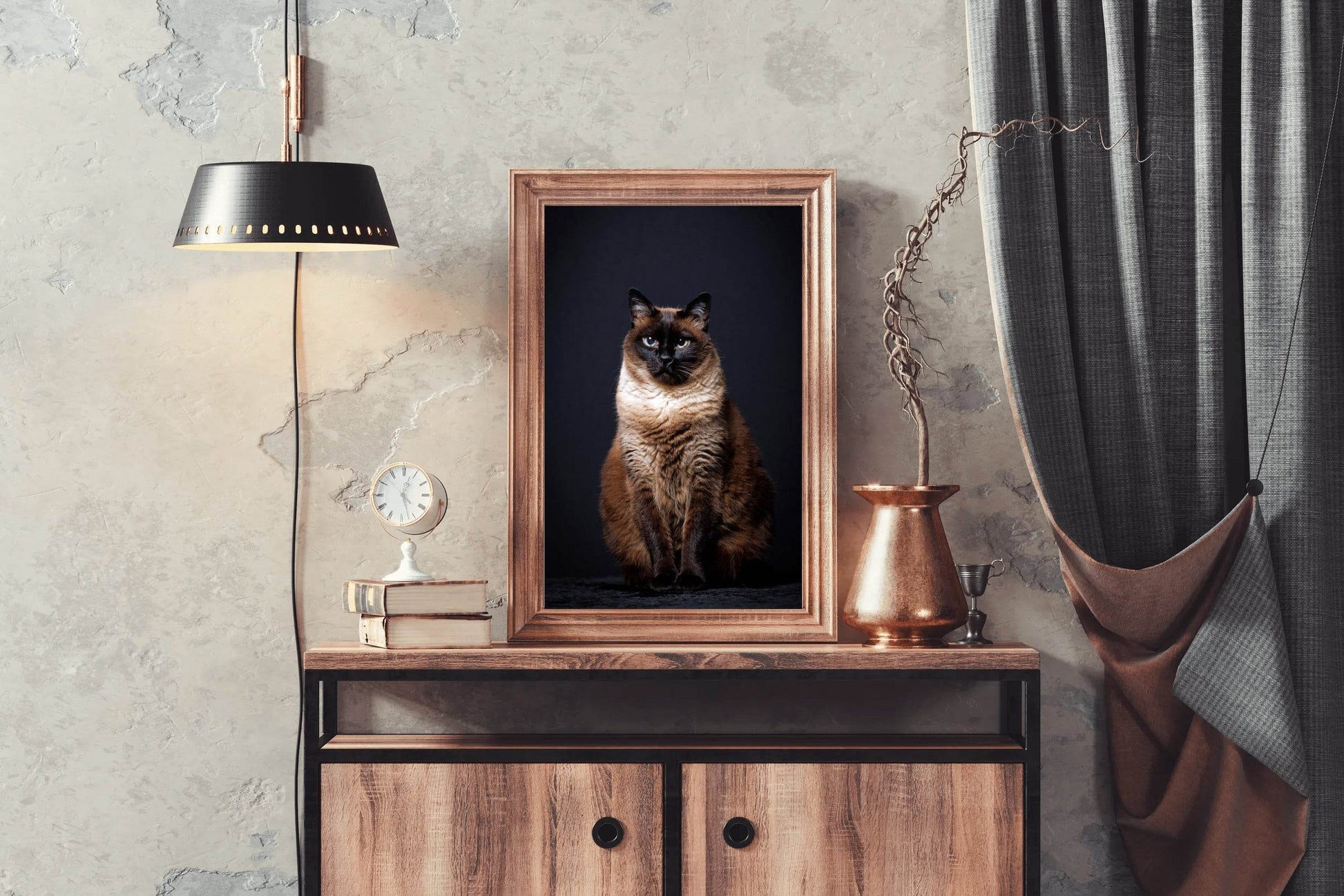 Siamese Cat Animal Wall Art - beink online art store
