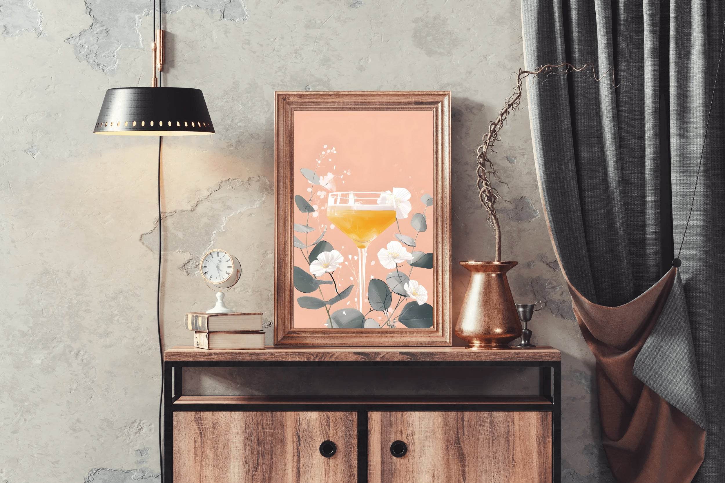 Glass of Orange Juice Wall Art - beink online art store