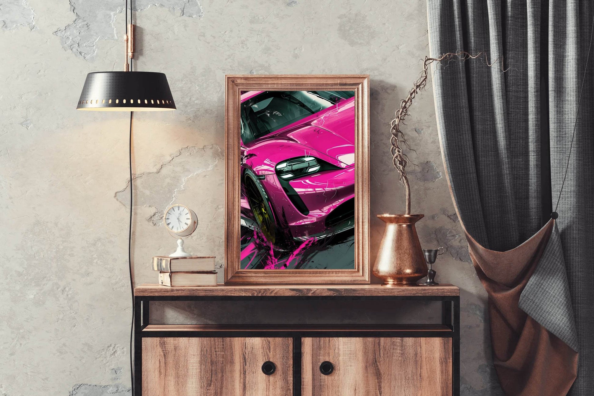 Porsche Taycan Turbo GT Wall Art - beink online art store
