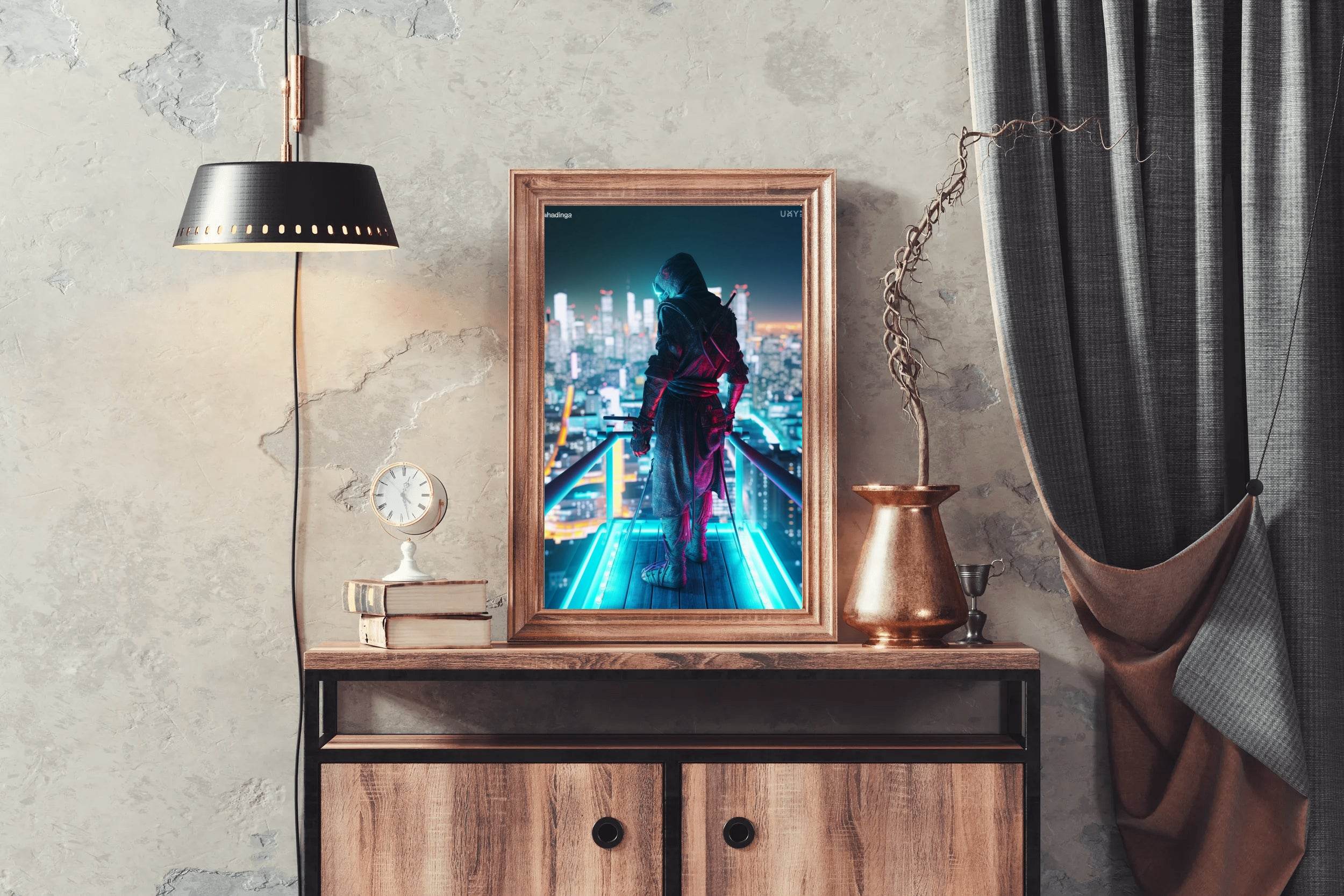Guardian Ninja Anonymous Wall Art - beink online art store