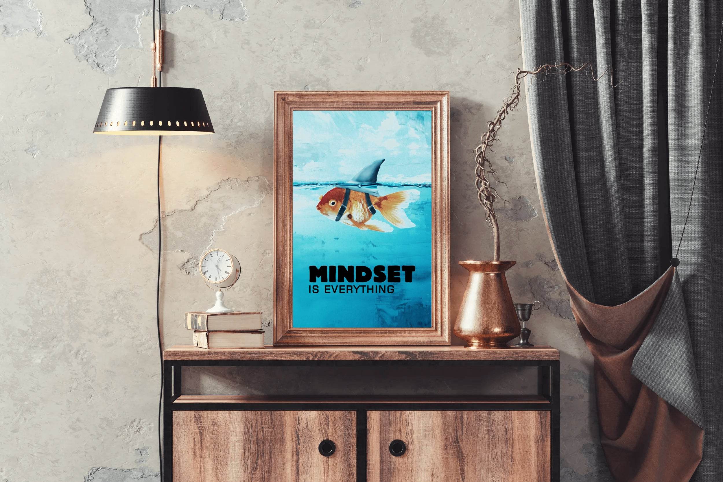 Mindset is Everthing Motivational Wall Art - beink online art store