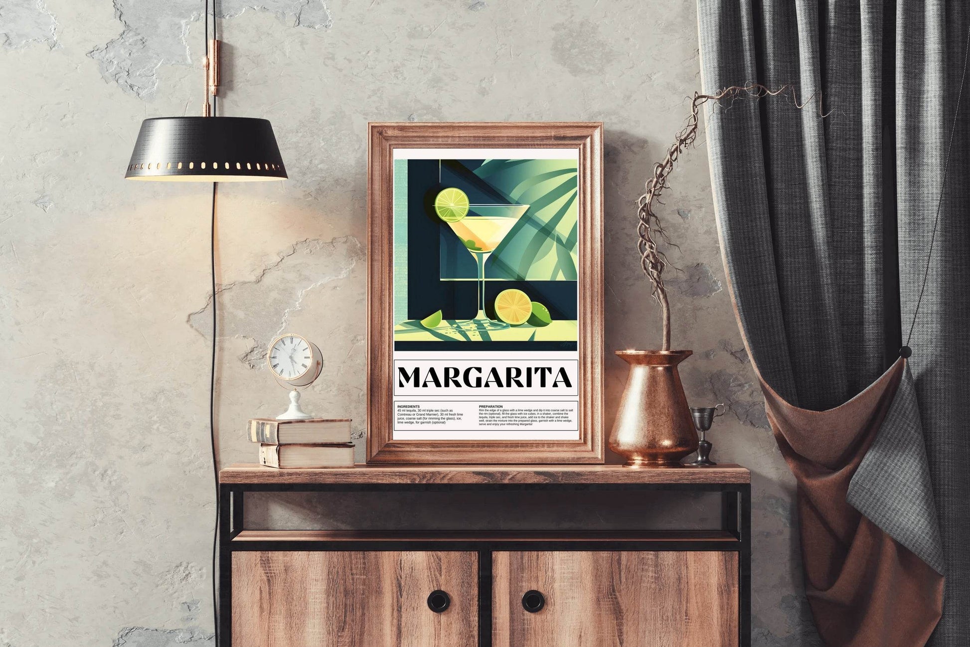 Classic Margarita Wall Art - beink online art store