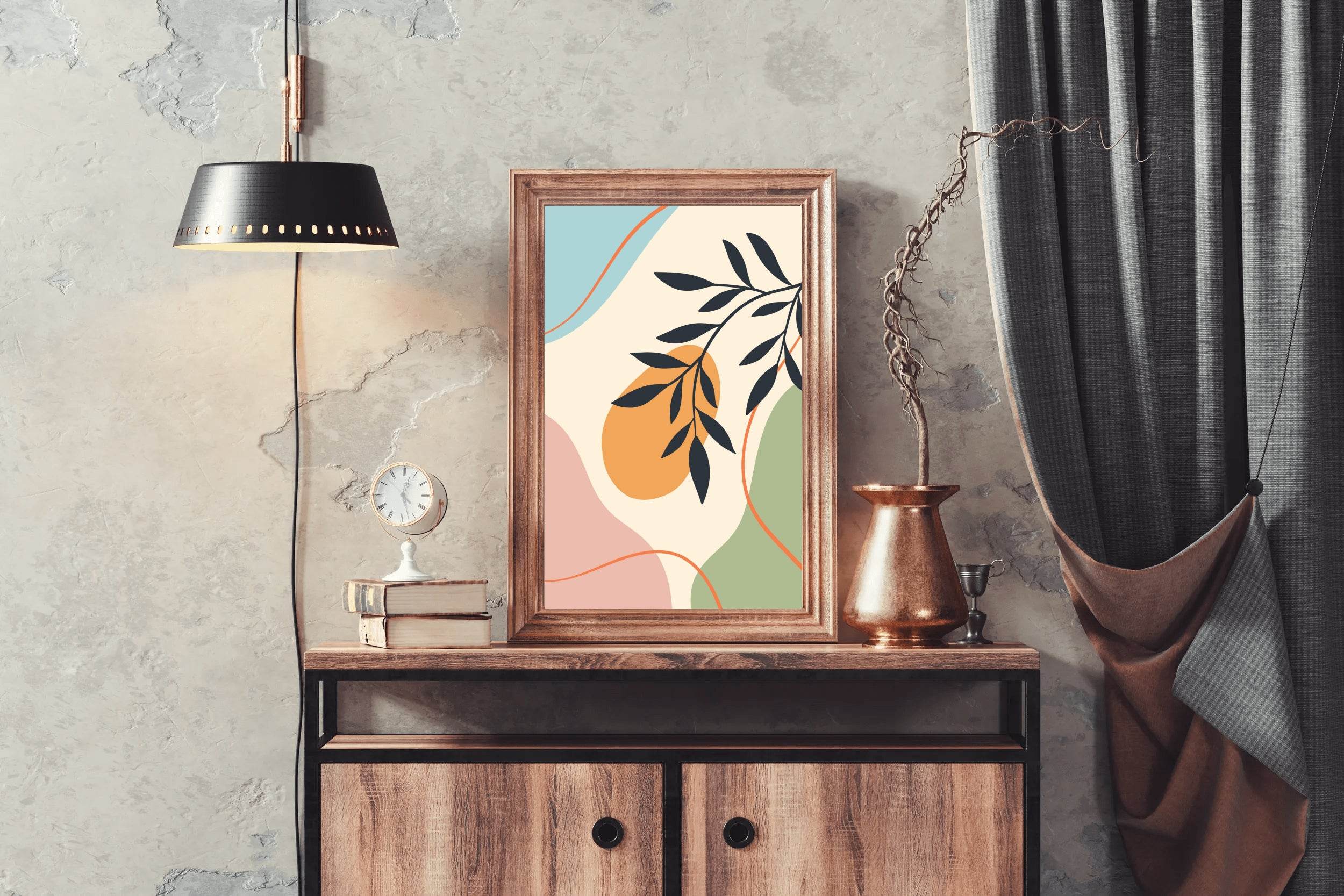Olive Branches And Laves Wall Art - beink online art store