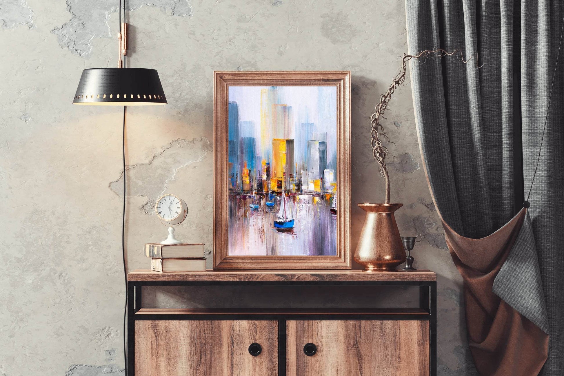 Boating Oil Painting Wall Art - beink online art store