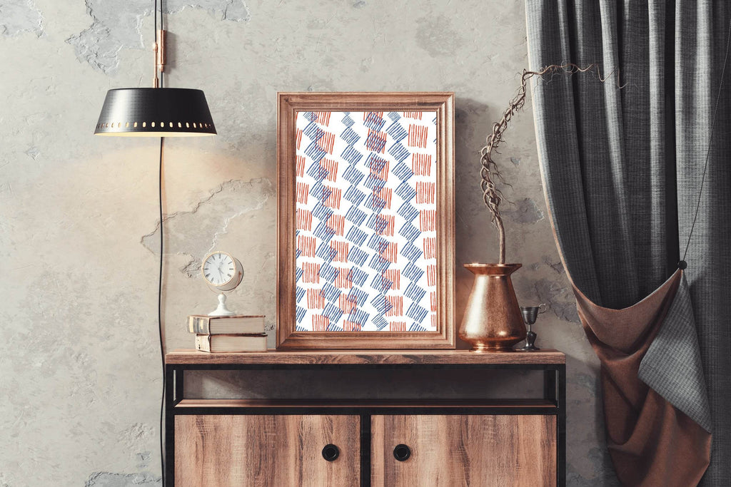 Vector Geometric Pattern Wall Art - beink online art store