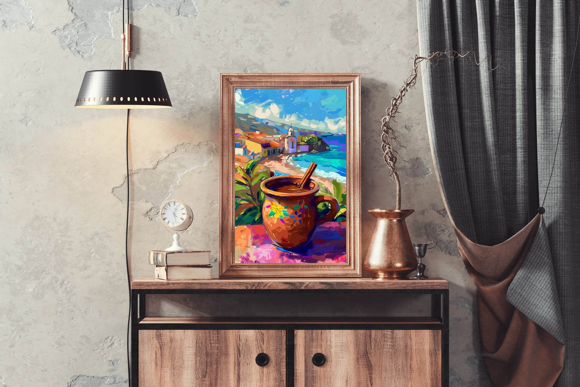 Greece Beachside Bliss Wall Art - beink online art store