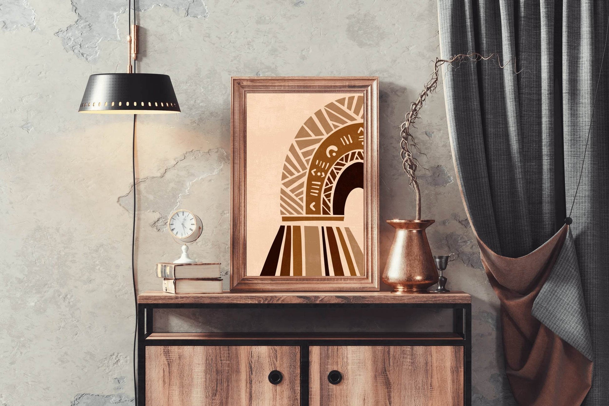 Abstract Design Tribal Inspired ArtWork - beink online art store