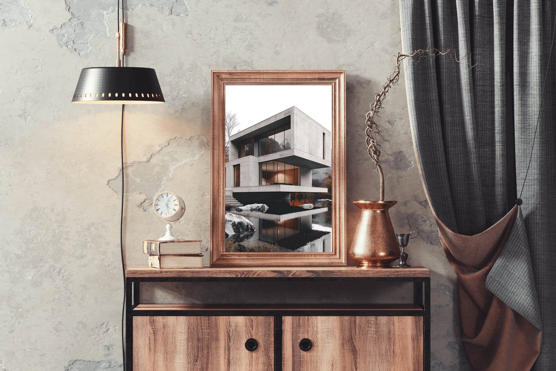 Luxury Terraced House Wall Art - beink online art store