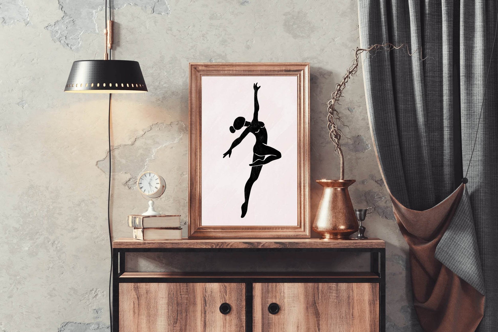 Black and White Dance Wall Art - beink online art store