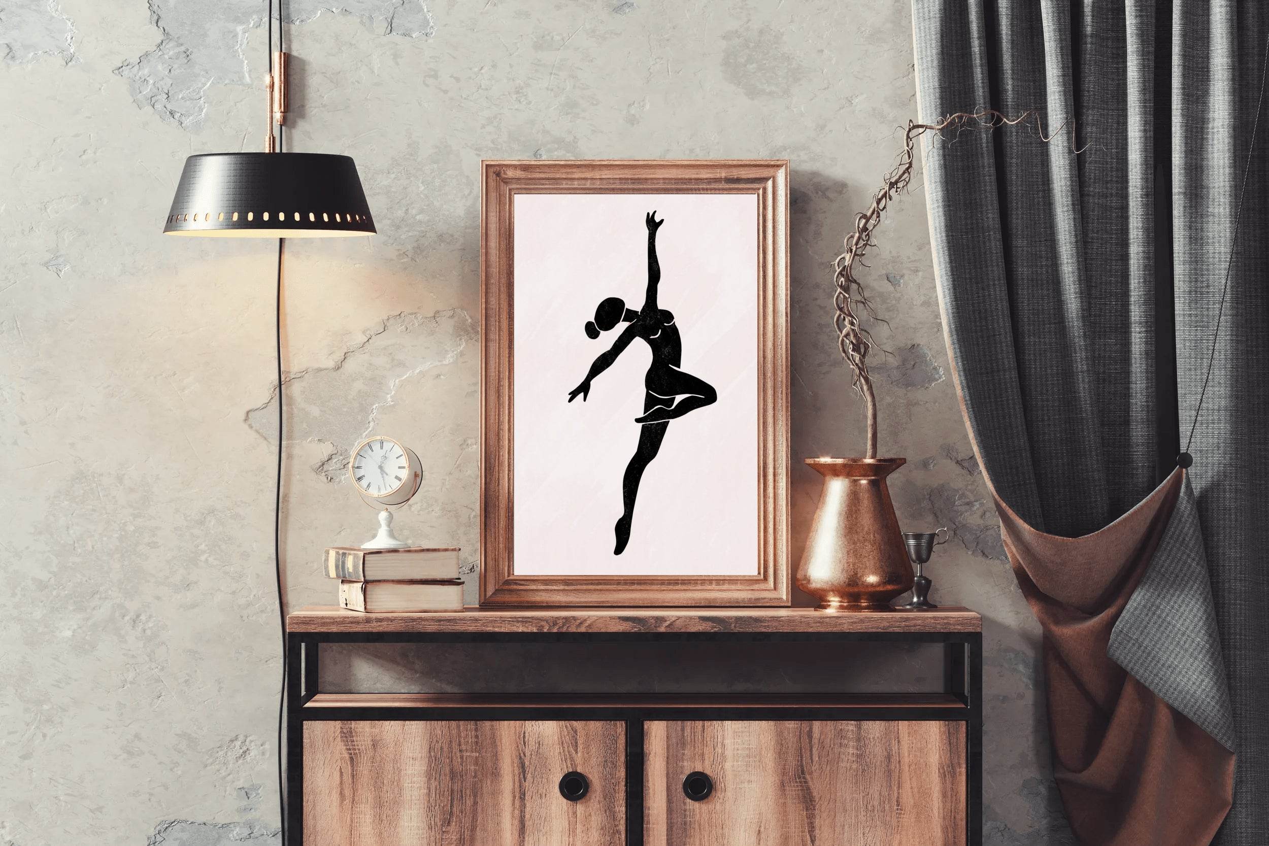 Black and White Dance Wall Art - beink online art store