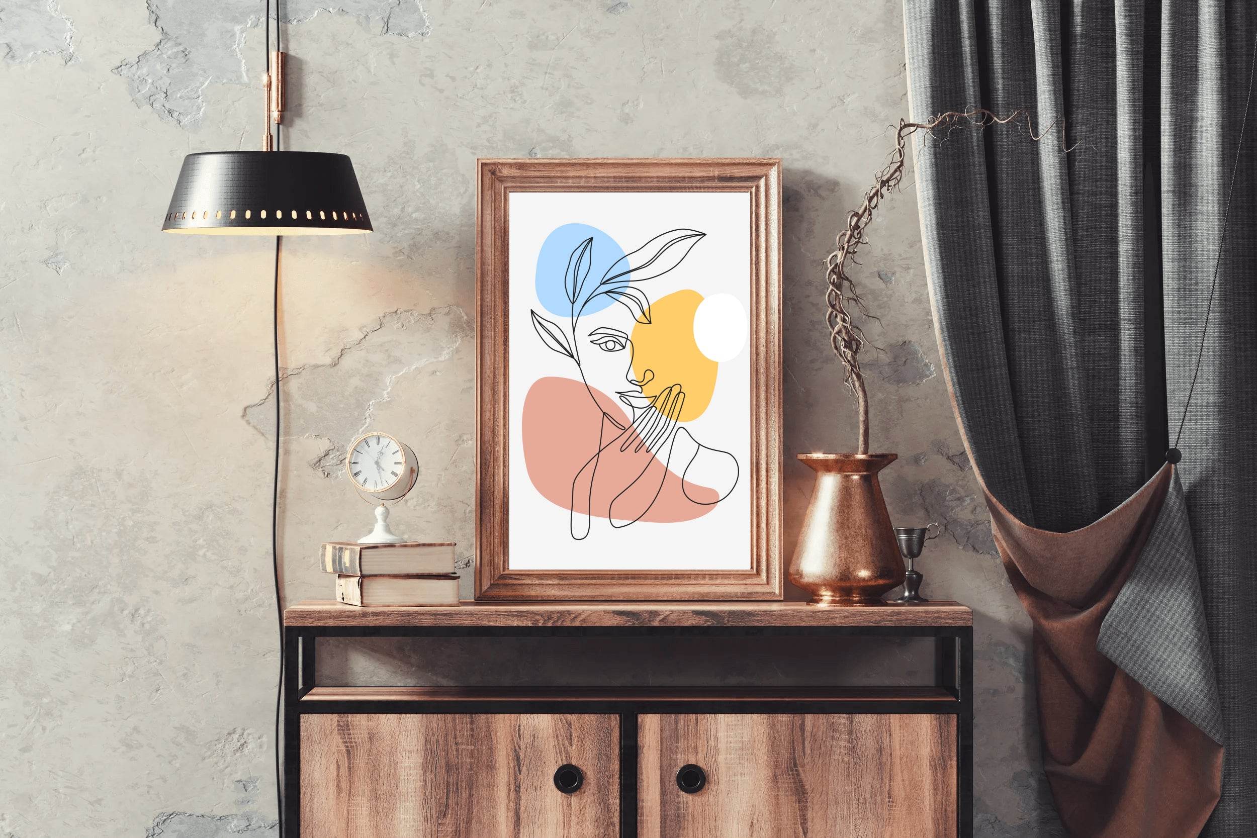 Flower Girl Wall Art - beink online art store