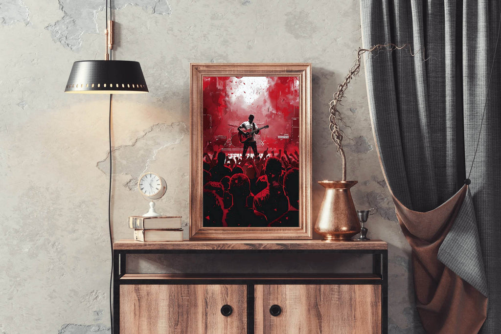 Heavy Metal Music Concert Wall Art - beink online art store