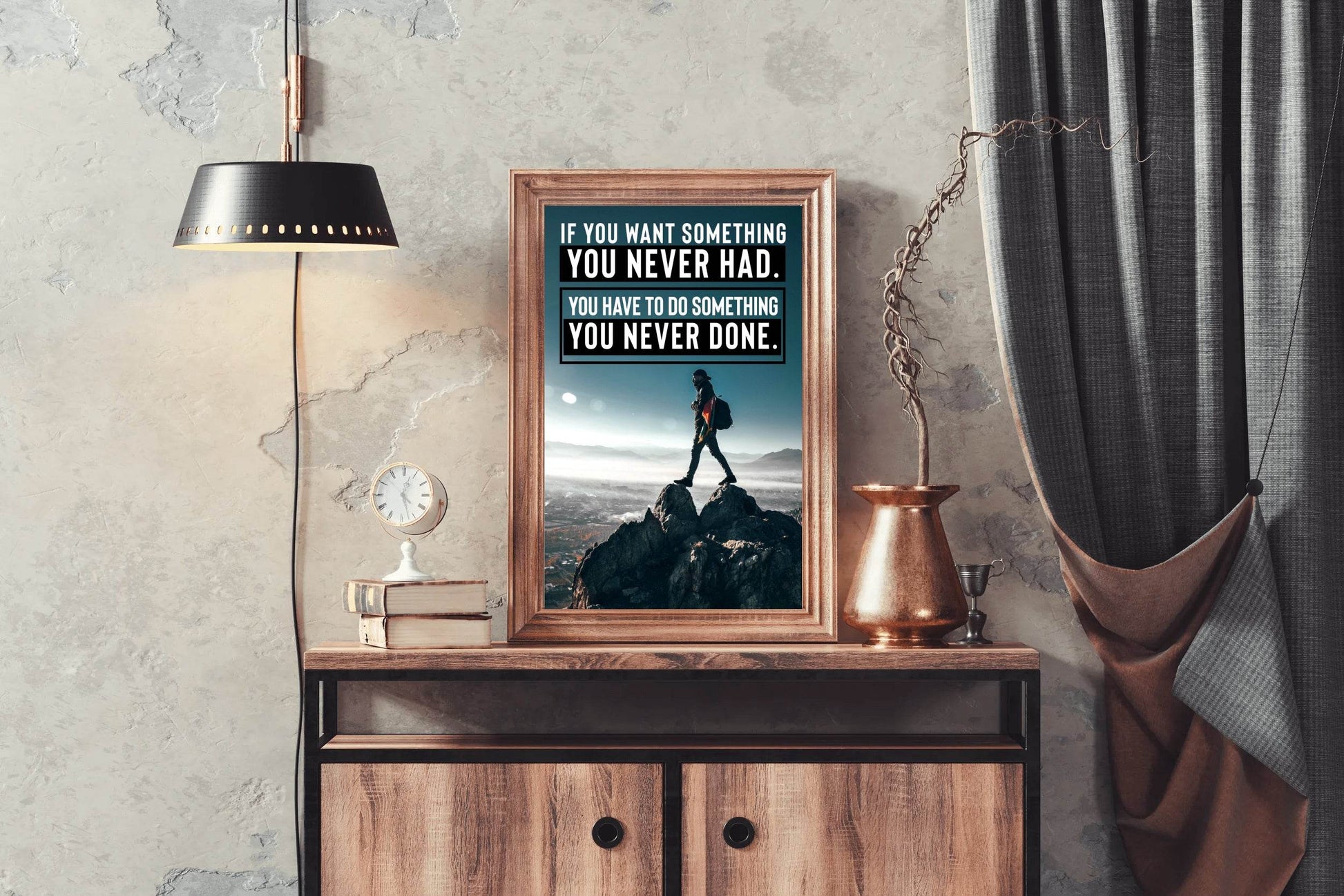 Do Something Quote Motivational Wall Art - beink online art store
