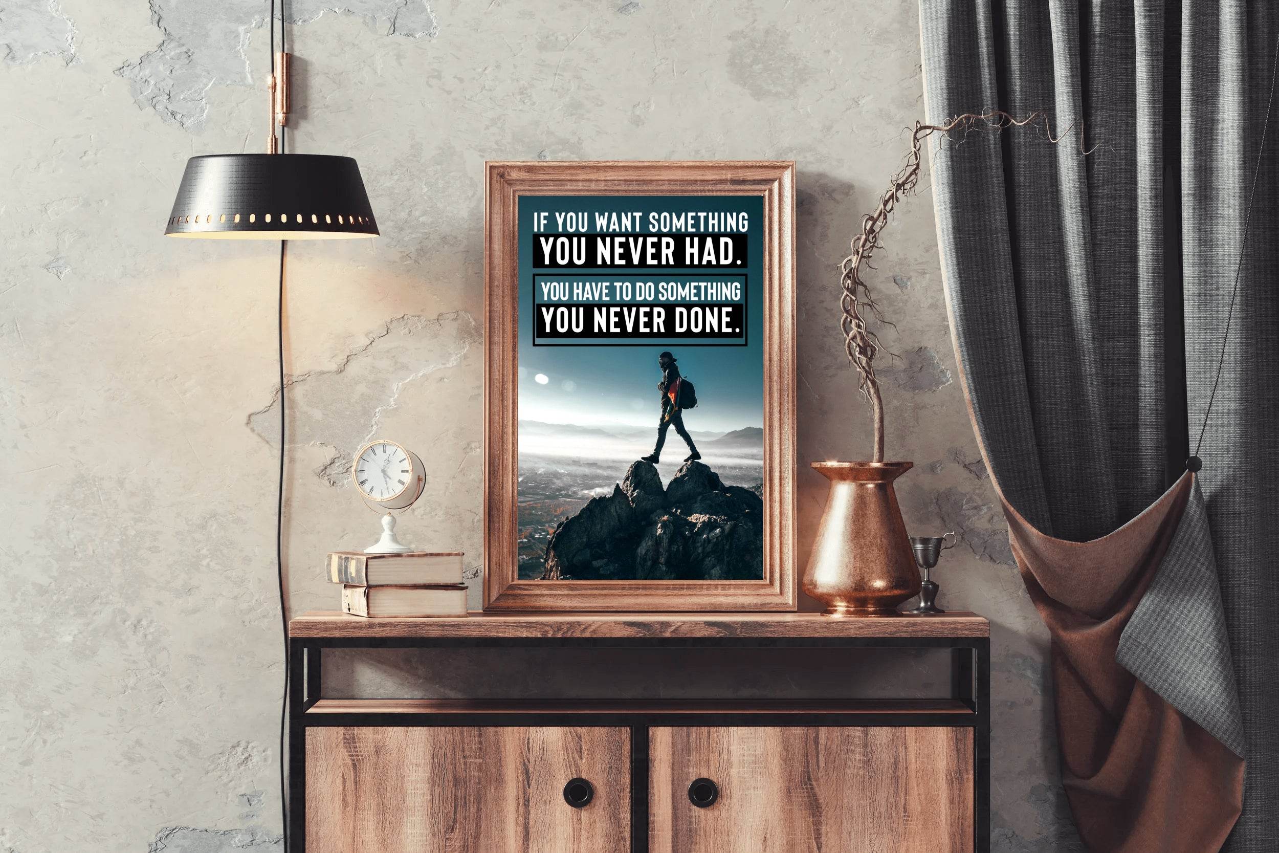 Do Something Quote Motivational Wall Art - beink online art store
