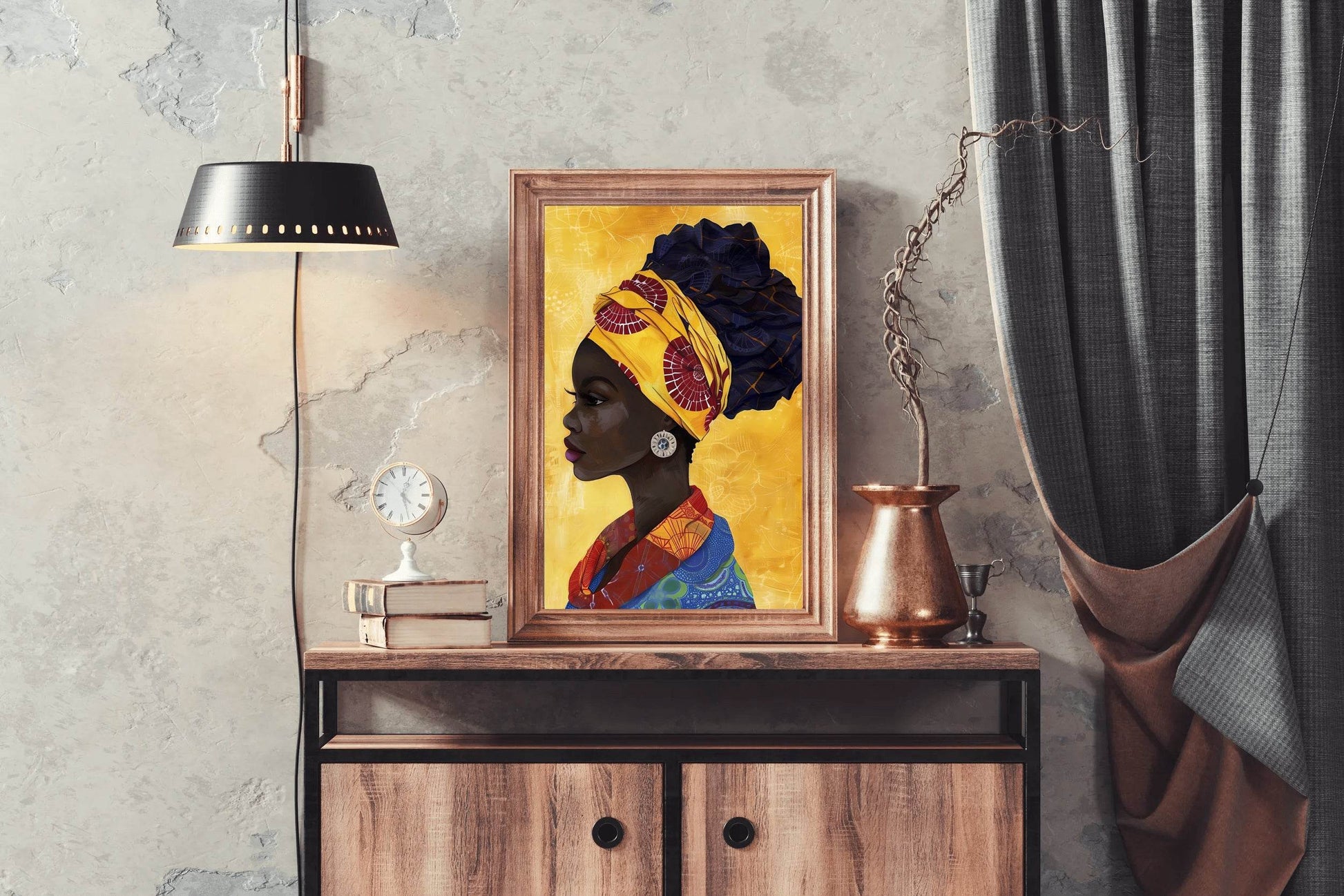 Modern African Women Wall Art - beink online art store