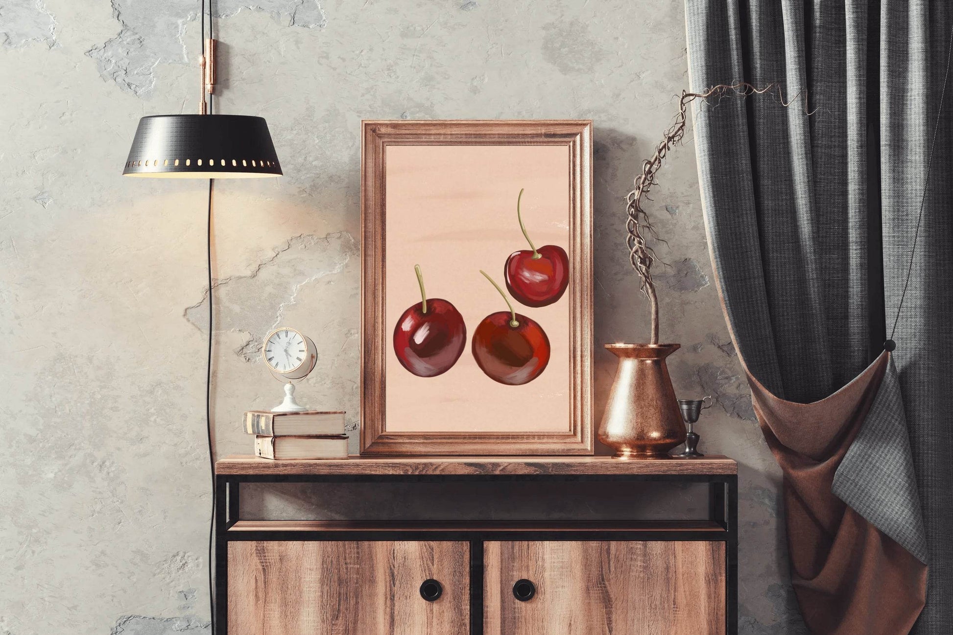 Cherry Painting Wall Art - beink online art store