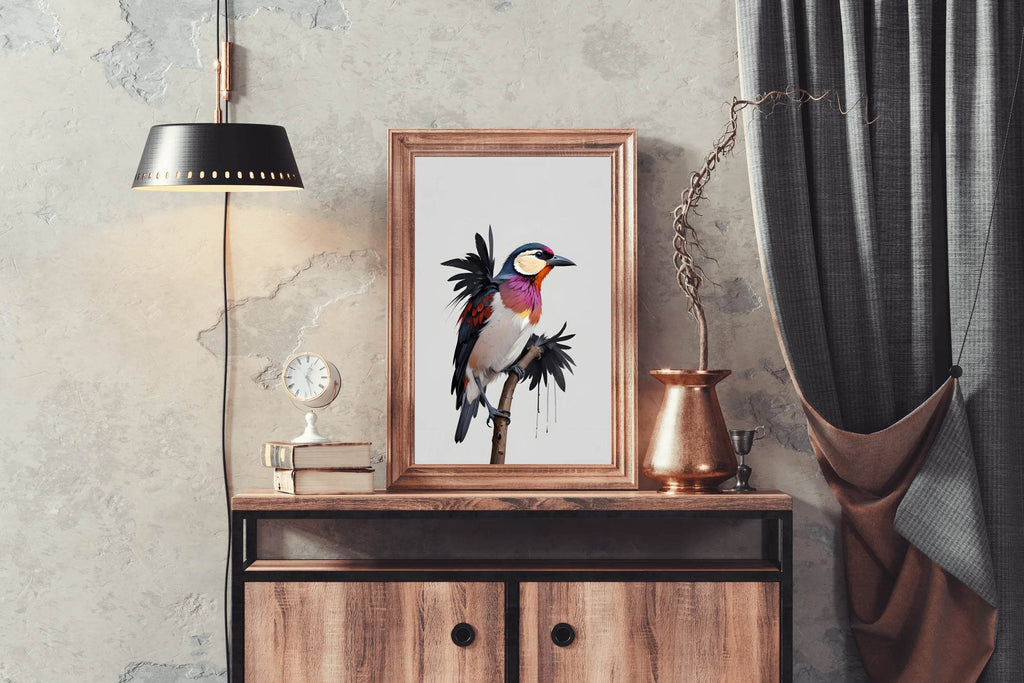 Colorful Bird Wall Art - beink online art store