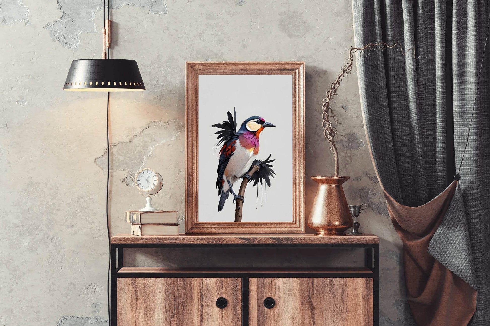 Colorful Bird Wall Art - beink online art store