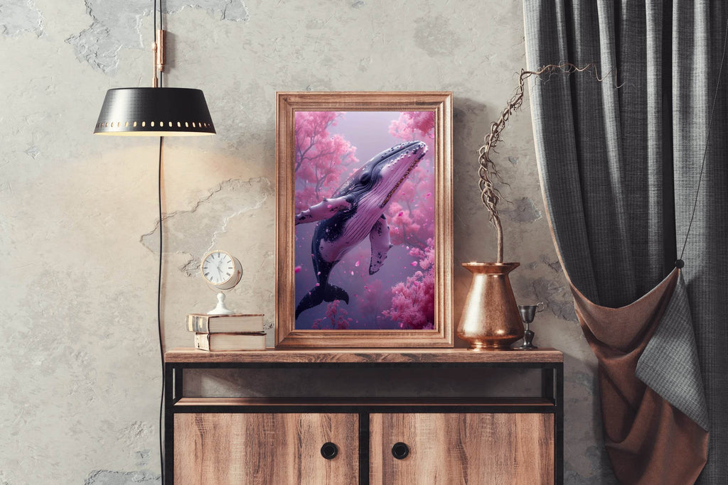 Whale Fantasy Picture Wall Art - beink online art store