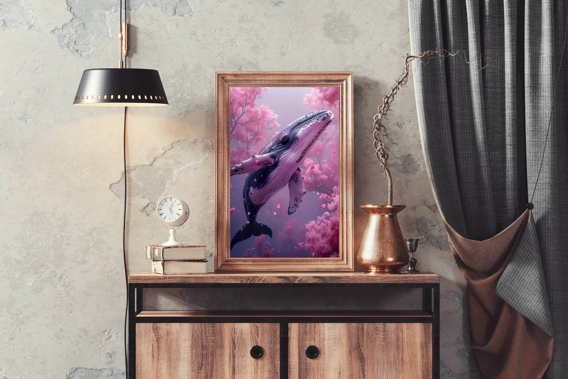 Whale Fantasy Picture Wall Art - beink online art store