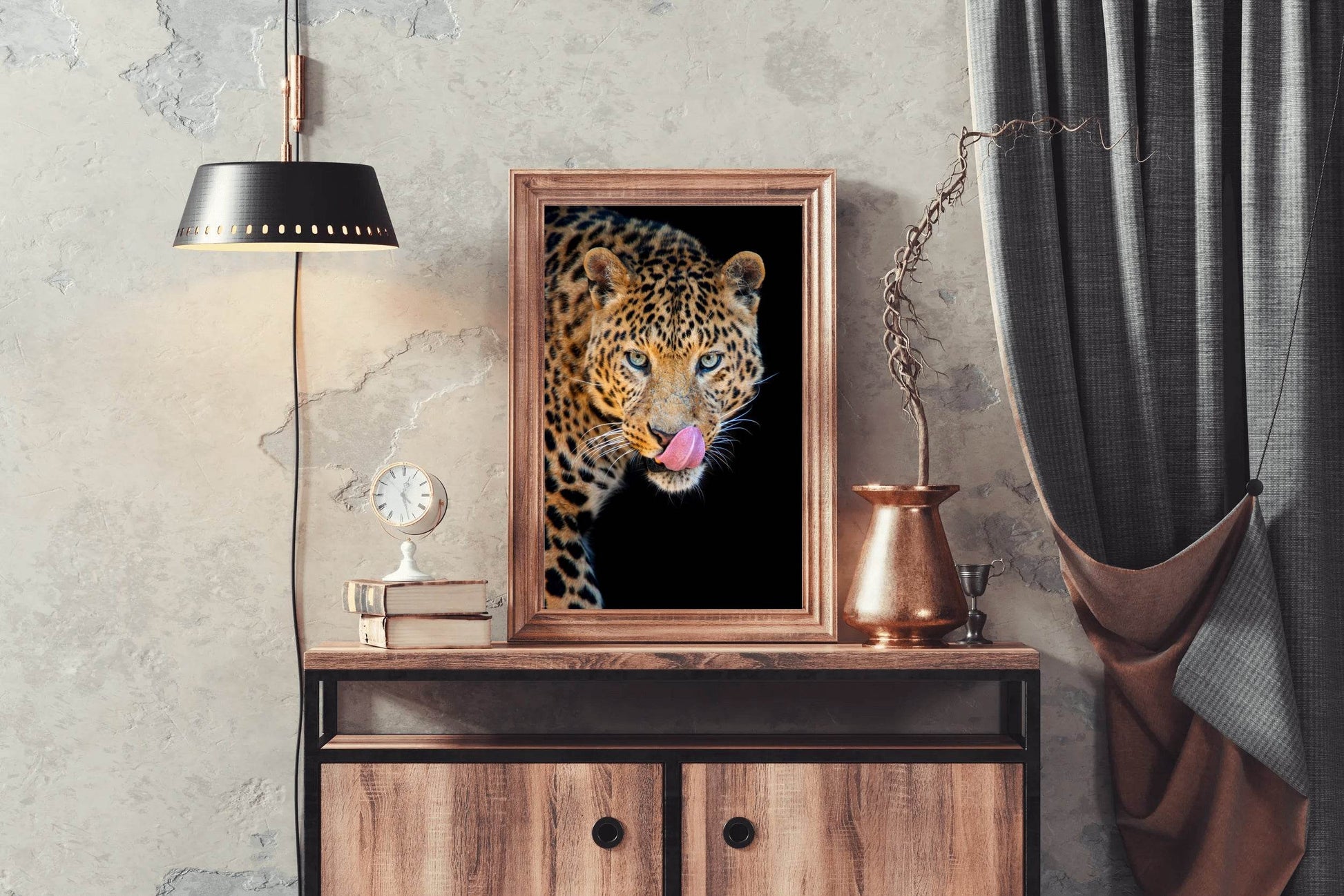 Amur Leopard Animal Wall Art - beink online art store