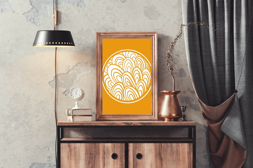 Chinese Round Border Style Wall Art - beink online art store