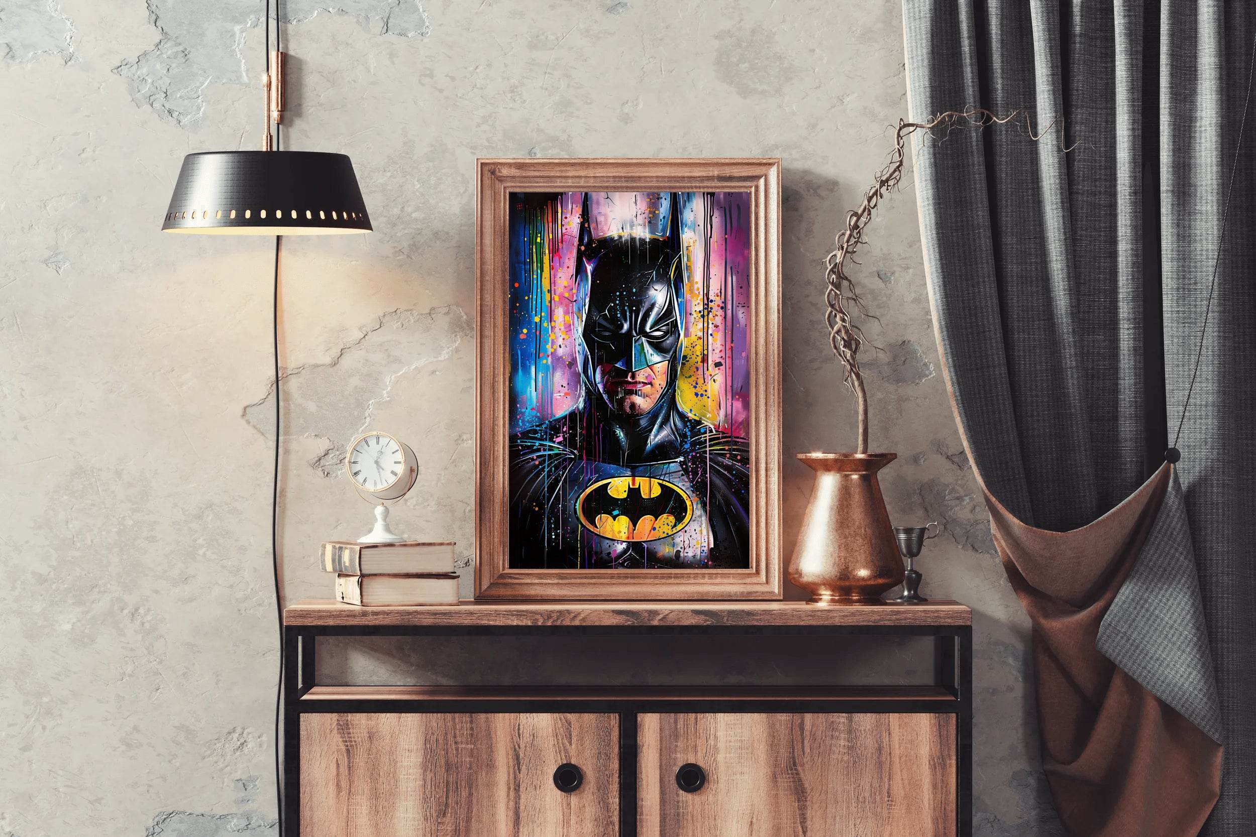 Painting of Batman-The iconic DC Comics Superhero - beink online art store