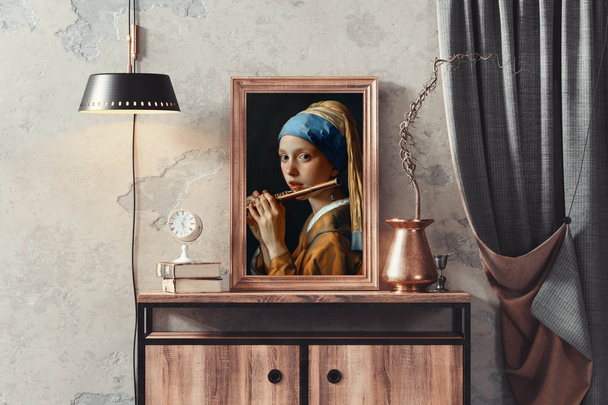 Musician Girl Wall Art - beink online art store